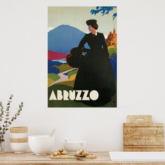 Poster Ferrari Abruzzo Italie (Cuisine)