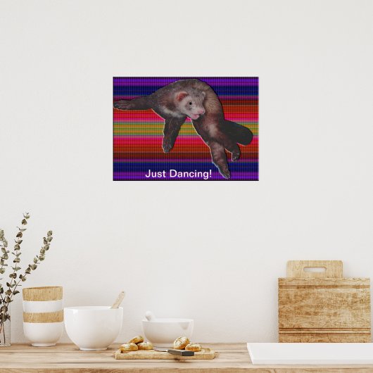 Poster Ferret de danse (Cuisine)