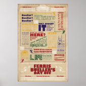 Poster Ferris Bueller (Devant)