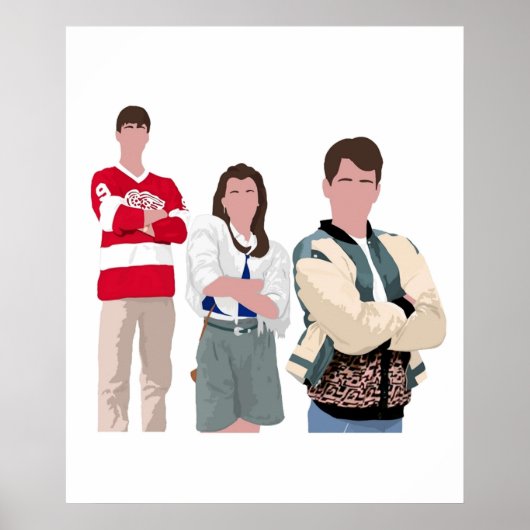 Poster Ferris Bueller Art (Devant)