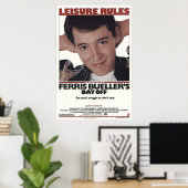 Poster Ferris Buellers Day Off 1986 règles de loisirs (Bureau à domicile)