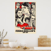 Poster Ferris Buellers Jour off (Cuisine)