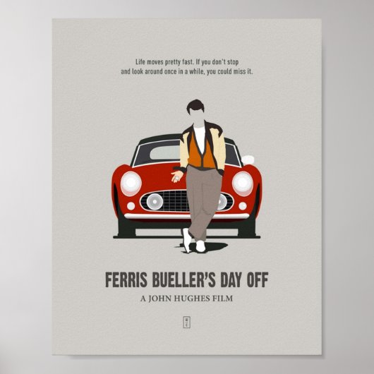 Poster Ferris Buellers Jour off (Devant)