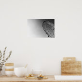 Poster Ferris Roue en noir et blanc (Cuisine)