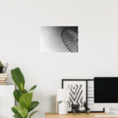 Poster Ferris Roue en noir et blanc (Bureau à domicile)