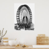 Poster Ferris Wheel au salon mondial de Chicago (Cuisine)