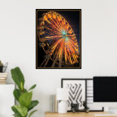 Poster Ferris Wheel Print (Bureau à domicile)