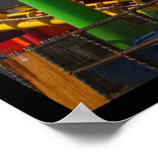 Poster Ferris Wheel & Rollercoaster (Coin)