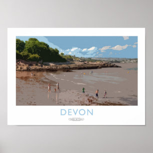 Poster ferroviaire Devon