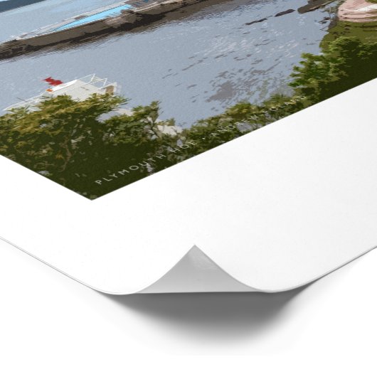 Poster ferroviaire Devon (Coin)