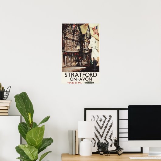 Poster ferroviaire Garrick Inn and Harvard House (Bureau à domicile)