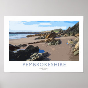 Poster ferroviaire Pembrokeshire