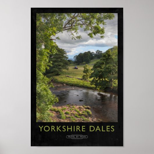 Poster ferroviaire Yorkshire Dales (Devant)