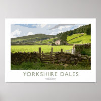 Poster ferroviaire Yorkshire Dales