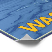 Poster Ferry and Mountains - Bellingham, Washington (Coin)