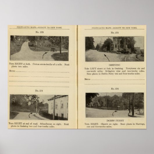 Poster Ferry Croton Ossining Dobbs (Devant)