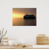 Poster Ferry et brouillard (Cuisine)