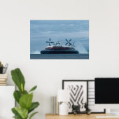 Poster Ferry Hoverspeed, Anglais Channel (Bureau à domicile)