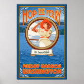 Poster Ferry pour femme - Friday Harbour, Washington (Devant)