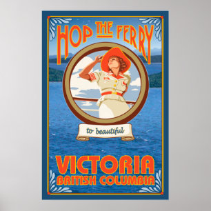 Poster Ferry pour femme - Victoria (C.-B.) Canada