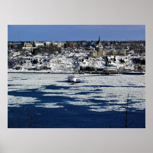 Poster Ferry sur le fleuve Saint-Laurent (Québec) (Devant)