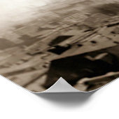 Poster Fers de construction descendent (Coin)