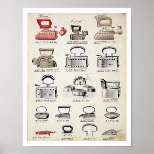 Poster Fers, d'un catalogue commercial des marchandises