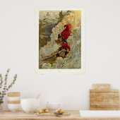 Poster Fervaal vintage, un opéra de Vincent d'Indy (Cuisine)