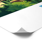 Poster Fes Maroc Travel Imprimer (Coin)