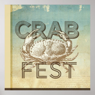 Poster Fest de crabe