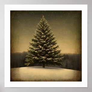 Poster Festif Arbre de Noël