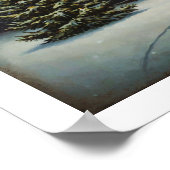 Poster Festif Arbre de Noël (Coin)