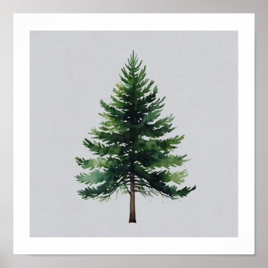 Poster Festif Arbre de Noël (Devant)
