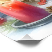 Poster Festif et adorable, Cosy Christmas Kitten (Coin)