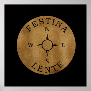 Poster festina lente