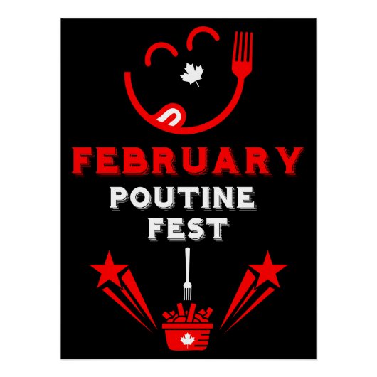 Poster Festival canadien de la poutine (Devant)