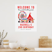 Poster Festival de Cirque du Carnaval de Cute Show Enfant (Cuisine)