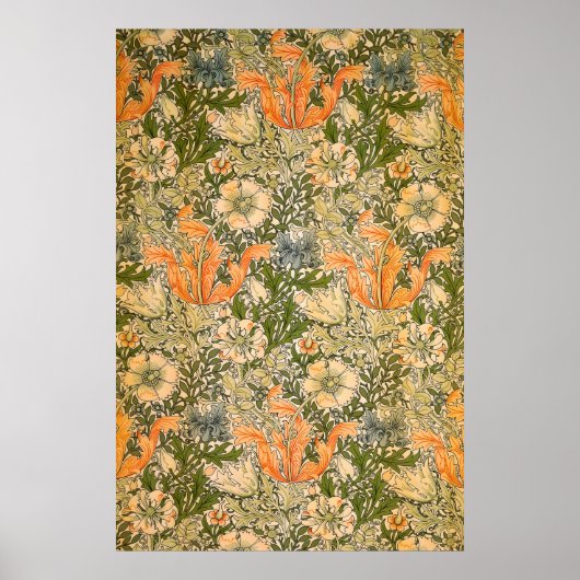 Poster Festival de fleurs de William Morris Spring Compto (Devant)