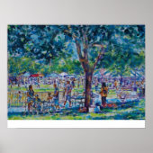 POSTER FESTIVAL DE JUNETEENTH - PARC ROUGE D'ANN ARBOUR (Devant)