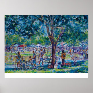 POSTER FESTIVAL DE JUNETEENTH - PARC ROUGE D'ANN ARBOUR