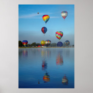 Poster Festival de montgolfière