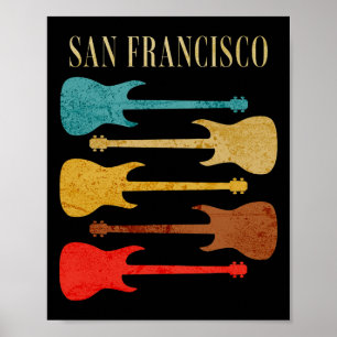 Poster Festival de musique rock de concert de San Francis