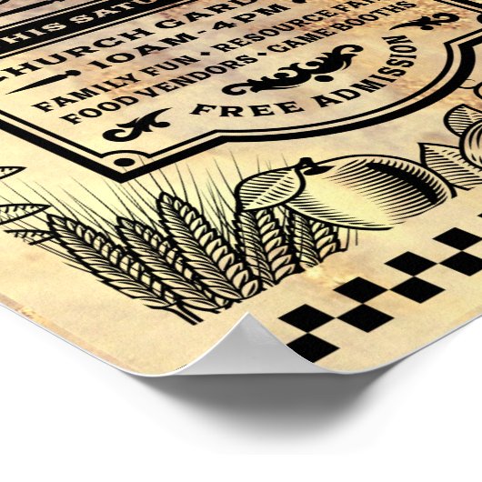 POSTER FESTIVAL DE RÉCOLTE (Coin)