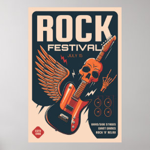 Poster Festival de rock