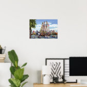 Poster Festival de Tampa Florida Gasparilla (Bureau à domicile)