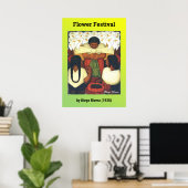 Poster Festival des fleurs de Diego Rivera (1925) (Bureau à domicile)