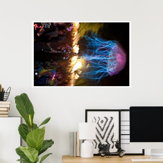 Poster Festival des forêts électriques (Bureau à domicile)