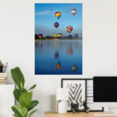 Poster Festival du ballon à air chaud (Bureau à domicile)