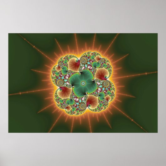 Poster Festival Harvest - Art Abstrait (Devant)