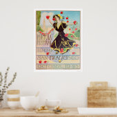 Poster Festival Portola à San Francisco 1909 (Cuisine)